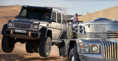 Nem volt elég az arab sejknek  a Mercedes G63 AMG 6×6, ezért építtetett egy 10 kerekű szörnyet