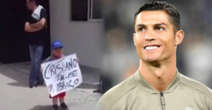 Ronaldo újra megmutatta, hogy van szíve. Egy kis szurkoló miatt megállította a csapatbuszt