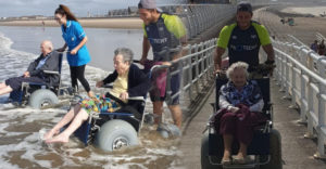 Az önkéntesek levitték a nyugdíjas otthon lakóit tengerpartra. A fotókon látható örömnél nem is kell jobb visszajelzés