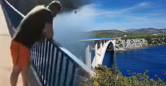 Rosszul végződött a leugrás a horvátországi hídról. A 40 méteres zuhanás után a mentőknek kellett őt kimenteniük