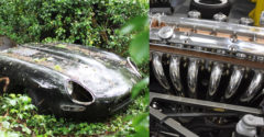 A szerelők nekiálltak egy 30 éve a bokrok között rozsdásodó Jaguar felújításának. Csodálatos a végeredmény