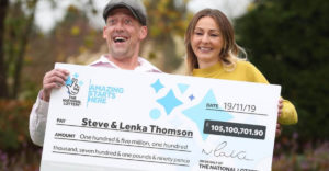 Egy szlovák nő és angol férje nyerték meg a brit Euromillions szerencsejáték jackpotját