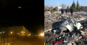 Ennek a felvételnek kellene bizonyítania, hogy a lezuhant Boeing 737-est egy iráni rakéta találta el
