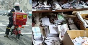 Egy japán postás házában csaknem 24 000 nem kézbesített levelet találtak. Miért ott végezték
