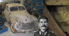 A 70 éve Sztálinnak ajándékozott autó sárvédőjében egy üzenet rejtőzött