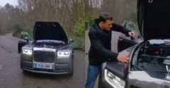 Hogy milyen simán jár a Rolls Royce Phantom motorja? (Elég hozzá egy érme)