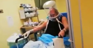 Nyilvánosságra került egy, a bergamoi kórházban készített videofelvétel. Ott a helyzet több, mint komoly