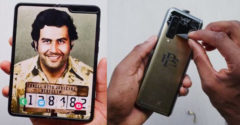 Összehajtható telefonnal törne be a piacra Pablo Escobar bátyja. A védőfólia alatt azonban egy meglepetés rejtőzik