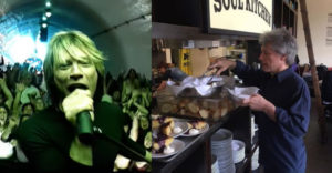 Még a járvány ideje alatt Jon Bon Jovi rendszeresen látogatja éttermeit, ahol mosogat, és ételt oszt a hajléktalanoknak
