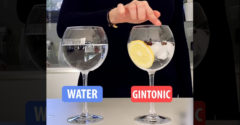 Tiszta víz vs. gin tonic (Zenélés a poharakkal)