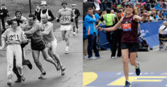 Az első maratonfutó nő, akit erővel akartak megállítani
