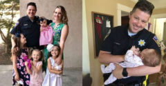 Egy jószívű amerikai rendőr örökbe fogadta egy kábítószerfüggő hajléktalan nő gyermekét