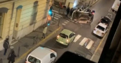 A nagy közlekedési baleset úgy ért véget, mintha mi sem történt volna (Marseille)