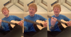 Nincs szüksége nagy felhajtásra maga körül. Ed Sheeran egy otthoni fellépésen is ragyogó volt