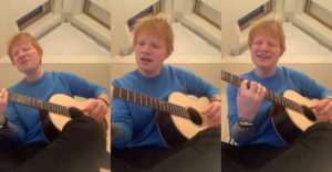 Nincs szüksége nagy felhajtásra maga körül. Ed Sheeran egy otthoni fellépésen is ragyogó volt