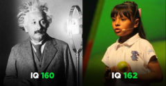 A 10 éves kislányt azért gúnyolták, mert „furcsa” – de az IQ-ja magasabb, mint Einsteiné és Stephen Hawkingé
