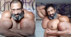 55. születésnapján hunyt el „Synthol Hulk“, aki olajjal injekciózta az izmait