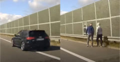 Amikor a hülye és a hülyébbek találkozik az autópályán (Audi vs. gyalogosok)