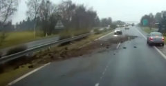 Katasztrófát okozott a jegesedés a cseh autópályán (Szántási időszak)