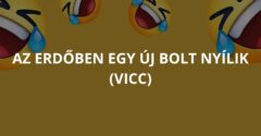Az erdőben egy új bolt nyílik (Vicc)