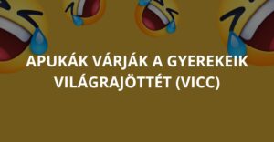 Apukák várják a gyerekeik világrajöttét (Vicc)