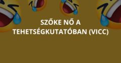Szőke nő a tehetségkutatóban (Vicc)