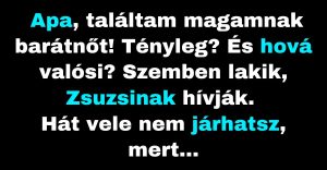 A fiú eldicsekedett az apjának az új barátnőjével (Vicc)