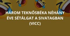 Három teknősbéka néhány éve sétálgat a sivatagban (Vicc)