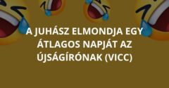 A juhász elmondja egy átlagos napját az újságírónak (Vicc)