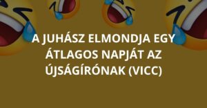 A juhász elmondja egy átlagos napját az újságírónak (Vicc)