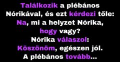 A plébános megoldotta Nórika problémáját (Vicc)