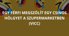 Egy férfi megszólít egy csinos hölgyet a szupermarketben (Vicc)