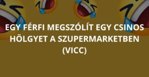 Egy férfi megszólít egy csinos hölgyet a szupermarketben (Vicc)