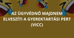 Az ügyvédnő majdnem elveszíti a gyerektartási pert (Vicc)