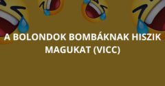 A bolondok bombáknak hiszik magukat (Vicc)