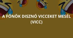 A főnök disznó vicceket mesél (Vicc)