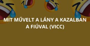 Mit művelt a lány a kazalban a fiúval (Vicc)