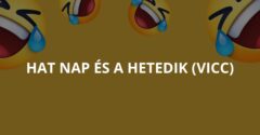 Hat nap és a hetedik (Vicc)