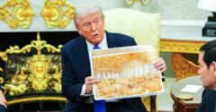 Aranyozott bálterem 100 milliárd forintnyi összegért – Megvalósul Trump nagy álma, a Fehér Ház átépítése