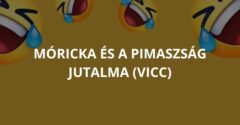 Móricka és a pimaszság jutalma (Vicc)