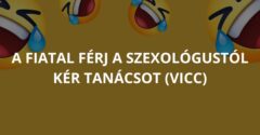 A fiatal férj a szexológustól kér tanácsot (Vicc)