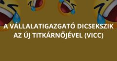A vállalatigazgató dicsekszik az új titkárnőjével (Vicc)