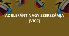 Az elefánt nagy szerszámja (Vicc)