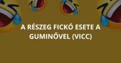 A részeg fickó esete a guminővel (Vicc)