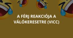 A férj reakciója a válókeresetre (Vicc)