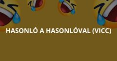 Hasonló a hasonlóval (Vicc)