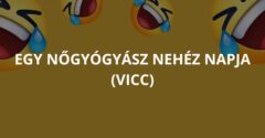 Egy nőgyógyász nehéz napja (Vicc)