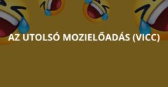 Az utolsó mozielőadás (Vicc)