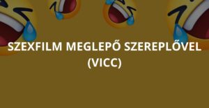 Szexfilm meglepő szereplővel (Vicc)