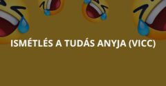 Ismétlés a tudás anyja (Vicc)